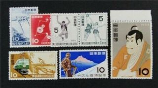Nystamps Japan Stamp 597//632 Og Nh/h $23