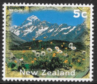 Zealand 1995 - 2000 5c Mount Cook Sg1925 Mnh