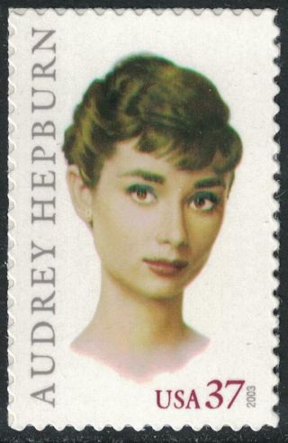 Scott 3786 - Audrey Hepburn,  Legends Of Hollywood - Mnh (s/a) 37c 2003 -