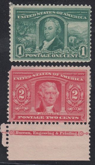 Tdstamps: Us Stamps Scott 323 324 (2) H Og