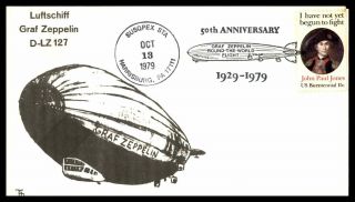 Mayfairstamps Us 1979 Pennsylvania Graf Zeppelin D Lz 127 Cover Wwb_78567