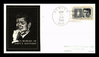 Dr Jim Stamps Us John F Kennedy First Day Cover Albion California Scott 1246