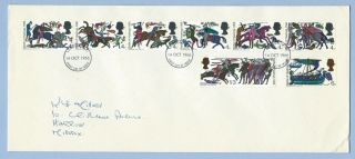 Gb Fdc.  1966 Hastings Phos.  With " Club " Error On 1/3d.  14/10/1966.  Ref D852