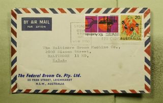 Dr Who 1971 Australia Sydney To Usa Air Mail C125664