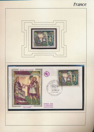 Xb71583 France 1969 Religious Art Paintings Fdc Used/mnh