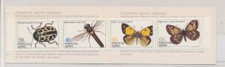 Lk74658 Portugal Azores Insects Bugs Flora Fine Booklet Mnh