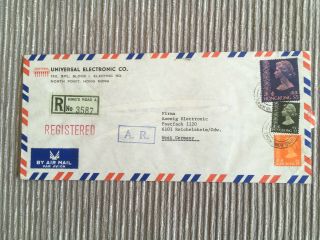 Reg Firm Cover China Hong Kong 1977 6,  $ $ Rate Kings Road To Germany