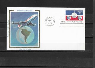 Us C89 Fdc - International Airmail - Pmk Honolulu - Colorano Cachet - 557
