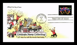 Dr Jim Stamps Us Celebrate Stamp Collecting Art Craft First Day Cover