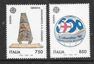 Italy - 1992.  Europa - Discovery Of America - Set Of 2,  Mnh