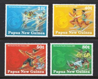 Papua Guinea 1991 Ninth South Pacific Games - Mnh Set - Cat £4.  75 - (240)