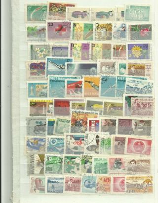 Vietnam 1960s Stamps Selection,  Good Thematics