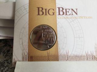 Big Ben Celebrating 150 Years.  Stamp And Medal Cover