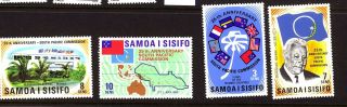 Samoa 1972 South Pacific Commission Set 382/85