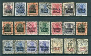 German Occupation Of Romania Wwi M&u Lot 47 Stamps