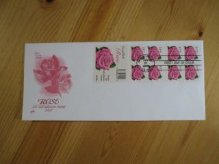 Vegas - 2000 Usa First Day Roses - Rare Booklet Pane - Artcraft Cache - Sc 3052