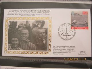 Benham Ww2 Silk Cover - Liberation Of Concentration Camps 1945