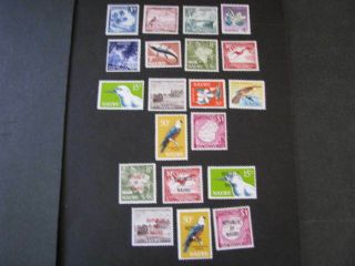 Nauru Stamps Scott 58 - 71,  78 - 81,  84 - 85 Lot