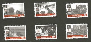 Gb Iom Isle Of Man Stamps 2014 Ww2 D - Day World War 2 Complete Set U/m