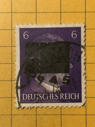 Germany (netszchkau Reichenbach) 1945 Post Wwii - Local Issue 6 Rpf.