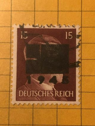 Germany (netszchkau Reichenbach) 1945 Post Wwii - Local Issue 15 Rpf.