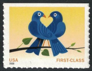 Scott 3976 - Love: True Blue,  Birds - Mnh (s/a) 39c 2006 - Stamp