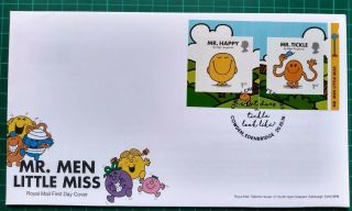 2016 Mr.  Men Little Miss Elf Adhesives Ex - Retail Booklet Fdc