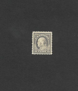 Us Stamps Sc 514 Benjamin Franklin 15c Perf 11 Mh 1917 - 19