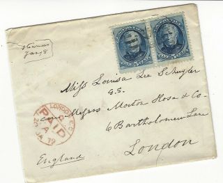 1879 Cover From United States To London