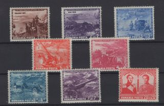 Rumunia,  Romania Stamps,  1943,  Mi.  782 - 789.