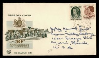 Dr Who 1963 Australia Canberra 50th Anniversary Fdc C136639