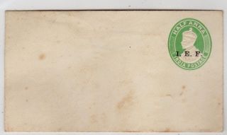 India: Kgv I.  E.  F.  Overprinted Postal Stationery (c38073)