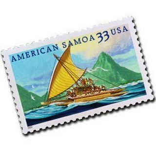 2000 33c American Samoa,  South Pacific Ocean Scott 3389 F/vf Nh