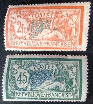 France 1900 - 20 2 X Stamps With Faults