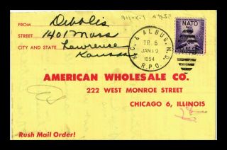 Dr Jim Stamps Us Kansas City Albuquerque Rpo Railroad Post Office Cover