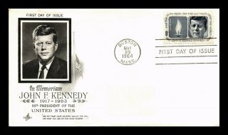 Dr Jim Stamps Us President John F Kennedy First Day Cover Scott 1246 Boston