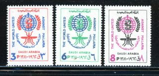 Saudi Arabia Scott 252 - 254 - Mnh - Cv=$6.  50
