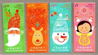 China Hong Kong 2014 Christmas Iii Stamps