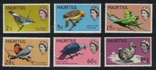 Mauritius White - Eye Fody Parakeet Greybird Pigeon Dodo Birds 6v Colours Changed