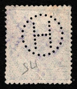 Opc Japan 20s Commercial Perfin " Circle (h) " (d6) 36346