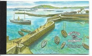 Alderney 2001 Garrison Island 5 Prestige Booklet - Sg Asb 11