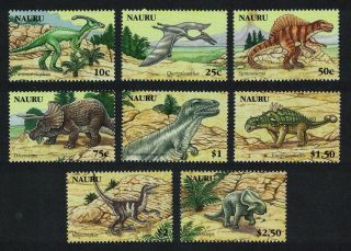 Nauru Dinosaurs And Prehistoric Animals 8v Mnh Sg 629 - 636
