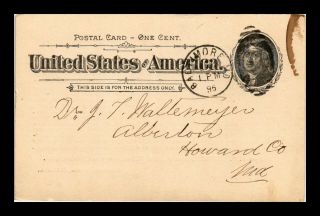 Us Postal Card Baltimore Maryland Oriole Council Notice 1895