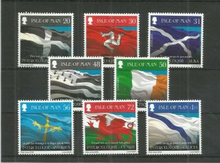 I.  O.  M 2008 Flags Of Celtic Countries Sg,  1426 - 1433 Um/m N/h Lot R1543