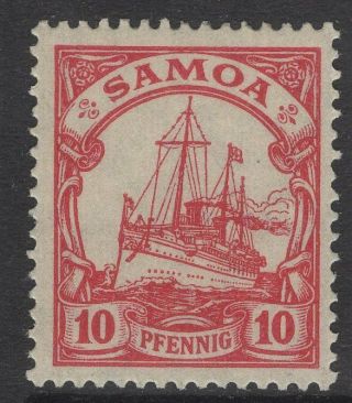 Samoa (german) Sgg9 1900 10pf Red Mtd