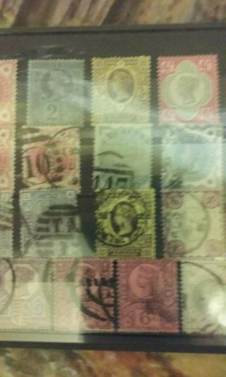 GB Queen Victoria Stamps On Stockcard And (Over £250 C/V) 3