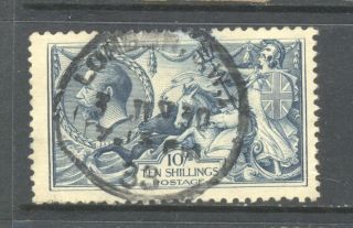 Great Britain,  George V,  10 Shillings Seahorse Fine