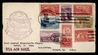 Dr Who 1935 First Flight Honolulu Hawaii To Guam Fam 14 E70284