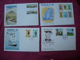 Isle of Man Commemorative First Day Covers and loose stamps late 1970s 1980 VFN 3