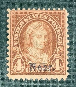 Travelstamps: 1929 Us Stamps Scott 673 4 Cents Nebraska Overprint,  Og,  Lh